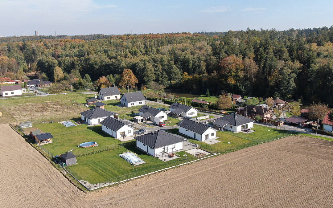 Novostavby rodinných domů, ul. Pod Lesem, Petřvald